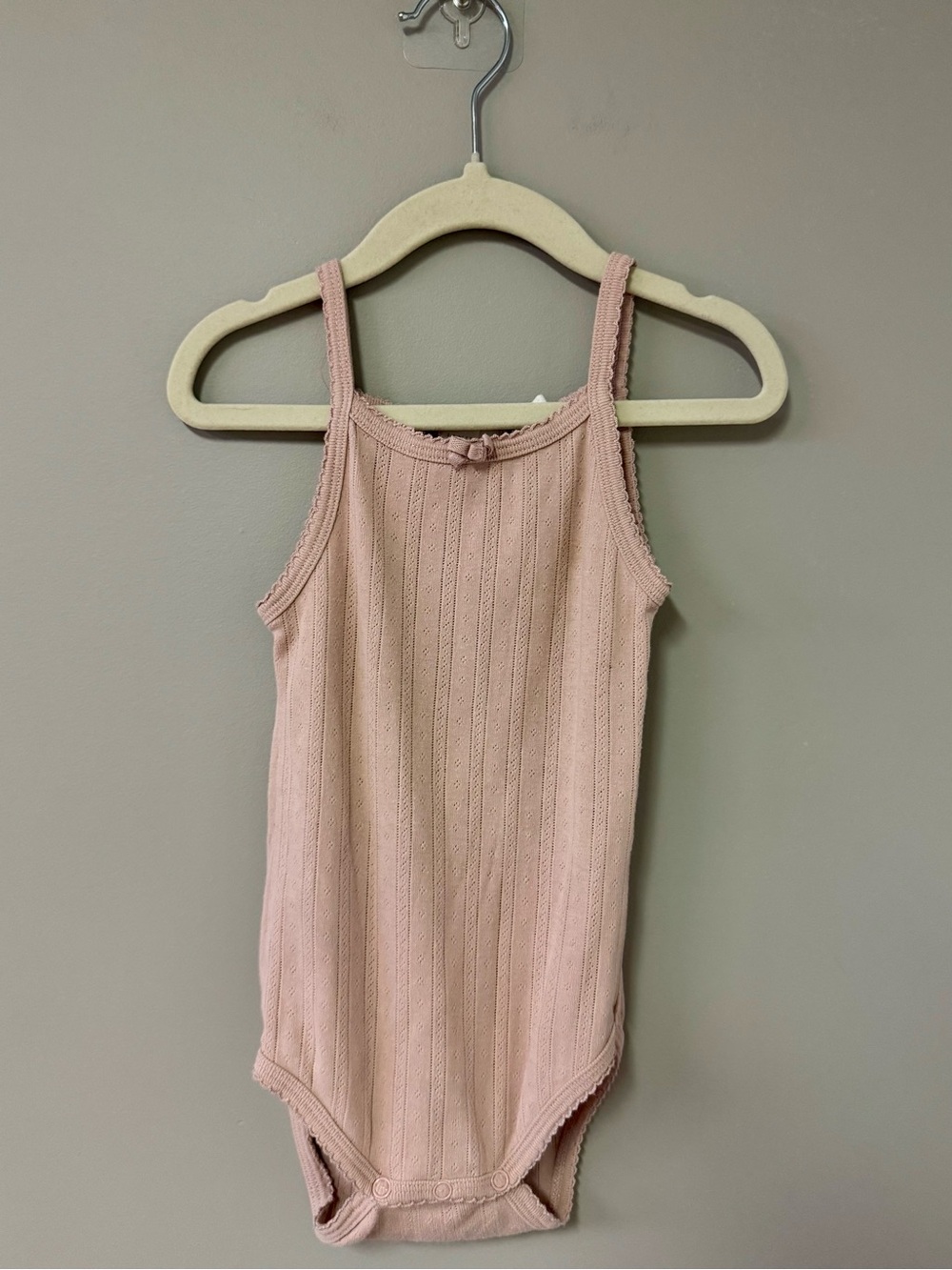 Jamie Kay Soft Blush Ribbed Tank Bodysuit